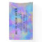 Holographic Sparkle Opal Iridescent Business