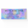 Holographic Sparkle Opal Iridescent Business Banner