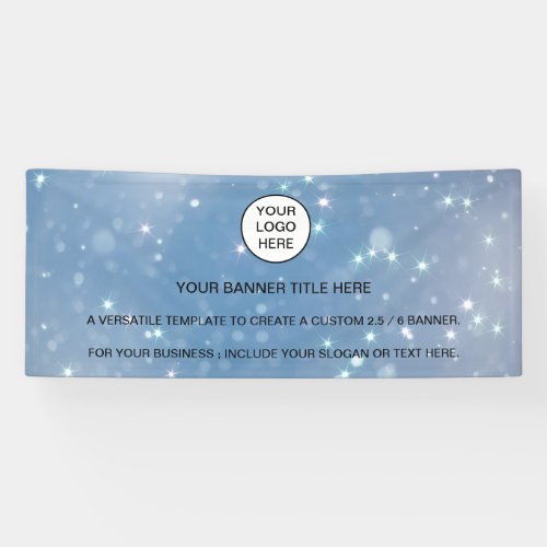 Holographic Sparkle Opal Iridescent business Banner