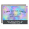 Holographic Sparkle Opal Iridescent Business