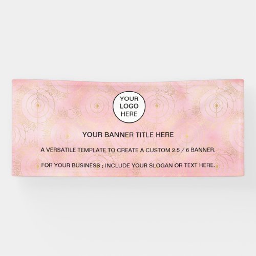  Holographic Sparkle Opal Iridescent business pink Banner