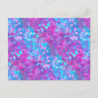 Holographic Sparkles Pattern Postcard