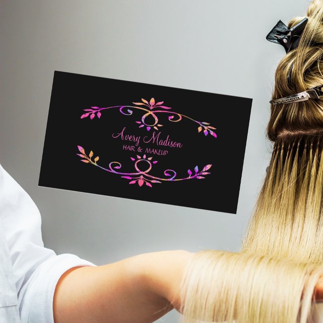 Holographic Style Colorful Modern Business Card (Creator Uploaded)