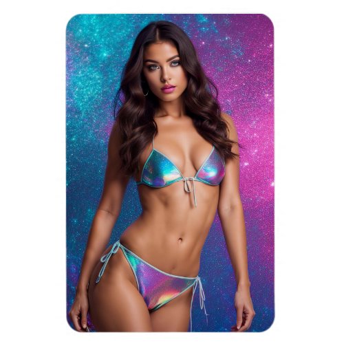 Holographic Swimsuit Model Magnet