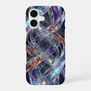 Holographic Swirl iPhone Case