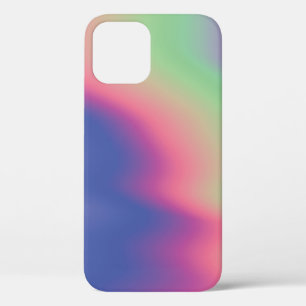 Holographic texture with colorful stains. Psychede iPhone 12 Case