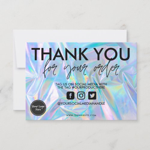 Holographic Thank you Media Insert
