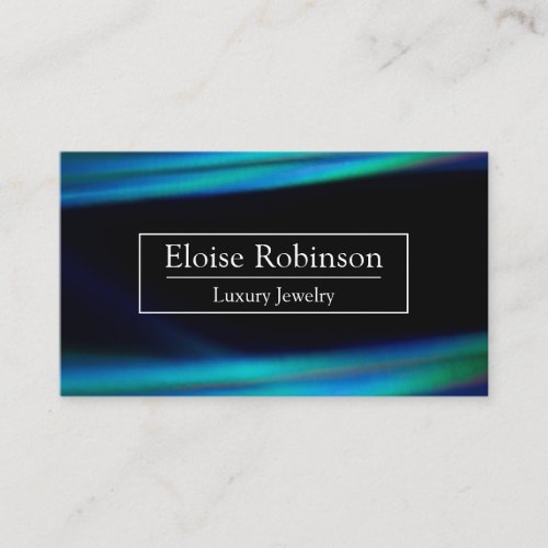 Holographic Trendy Elegant Business Card