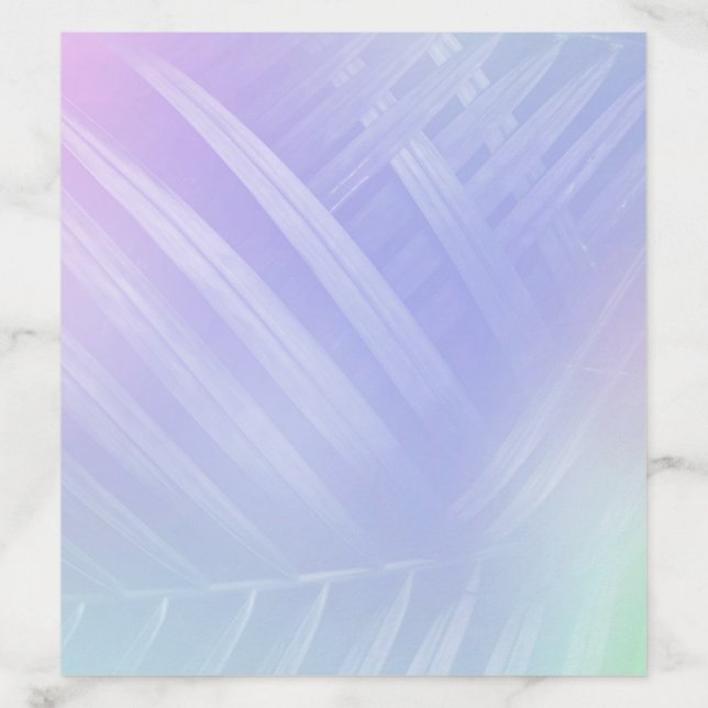 Holographic Tropical Leaves Envelope Liner (Design)
