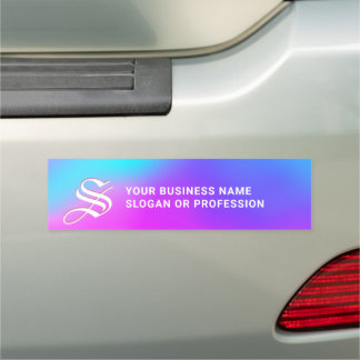 Holographic Wonderland | Monogram Iridescent Car Magnet