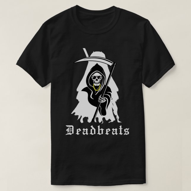 Hololive EN Calliope Mori Deadbeats Sticker.png T-Shirt (Design Front)