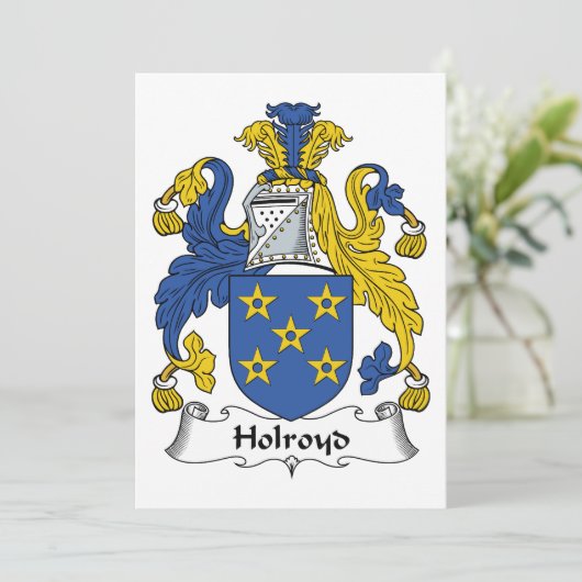 Holroyd Family Crest (Standing Front)