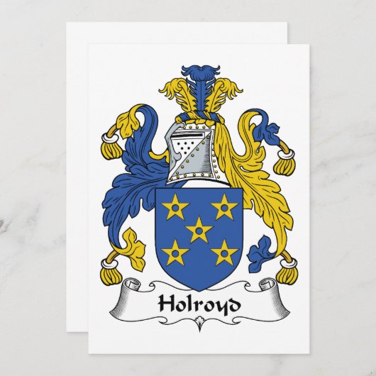 Holroyd Family Crest (Front/Back)