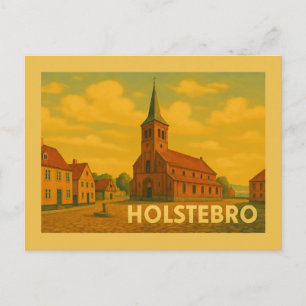 Holstebro Denmark Giacometti Postcard
