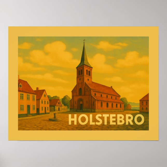 Holstebro Denmark Giacometti Poster (Front)
