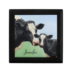 Holstein Cow and Calf Gift Box
