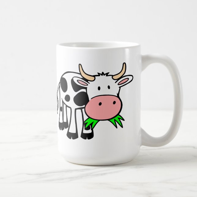 Holstein cow coffee mug (Right)