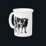 Holstein Cow & Cute Calf Beverage Pitcher<br><div class="desc">Holstein Cow & Cute Calf</div>