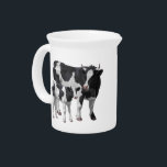 Holstein Cow & Cute Calf Beverage Pitcher<br><div class="desc">Holstein Cow & Cute Calf</div>