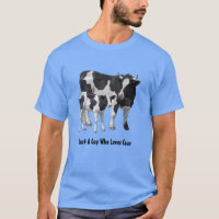 Holstein Cow & Cute Calf Personalize Your Text