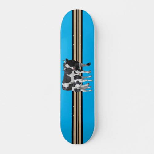 Holstein Cow  Cute Calf Skateboard