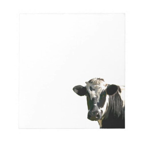 Holstein Cow Farm Animal Dairy Black  White Notepad