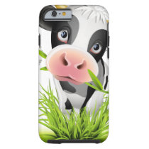 Holstein cow in grass tough iPhone 6 case