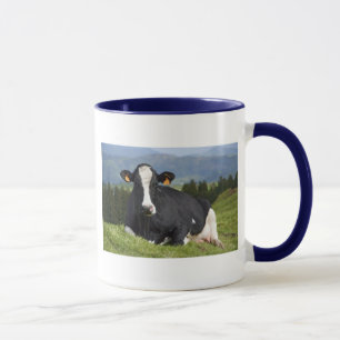 Holstein cow mug