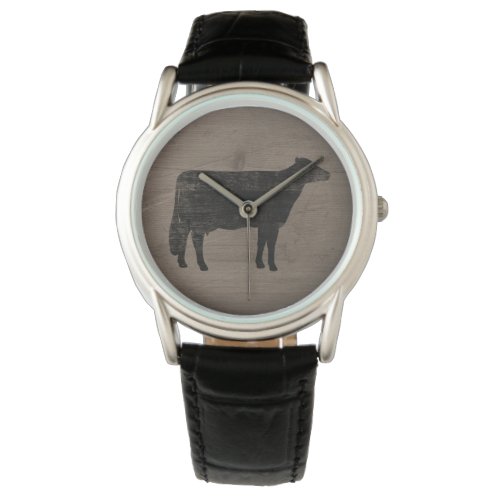 Holstein Cow Silhouette Watch