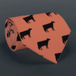 Holstein Cow Silhouettes Pattern Neck Tie<br><div class="desc">This original cows pattern neck tie makes a great gift for farmer dads and backyard BBQ dads. An awesome gift for the guy who wears a tie for business, or for special events like holiday programs and weddings. A great Father's Day, birthday or Christmas gift that your man will really...</div>