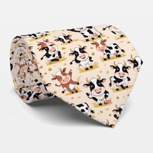 Holstein Cow Tie