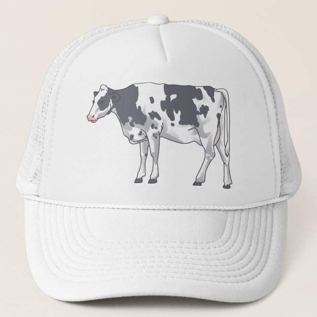 Holstein Cow Trucker Hat (Front)
