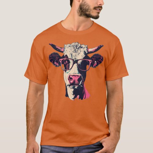 Holstein Haute Couture The Chic Spectacled Cow Tee