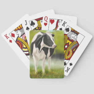 Holstein Milk Cow Playing Cards