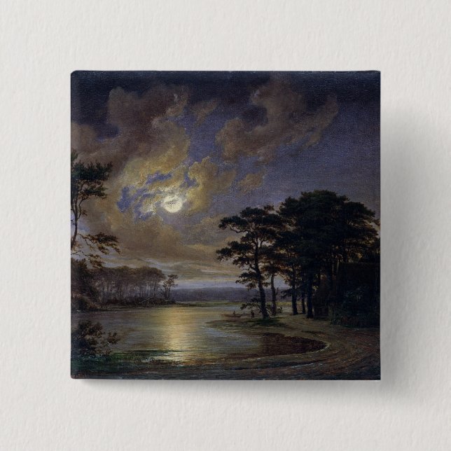 Holstein Sea - Moonlight, 1847 Button (Front)