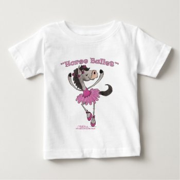 Holsteiner Horse Ballet Baby T-shirt by creationhrt at Zazzle