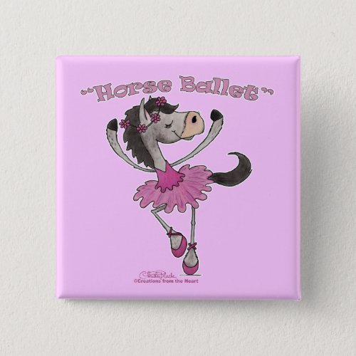 Holsteiner Horse Ballet Button