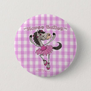 Holsteiner Horse Ballet Button