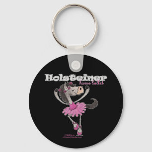 Holsteiner Horse Ballet Keychain