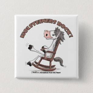 Holsteiners Rock! Pinback Button