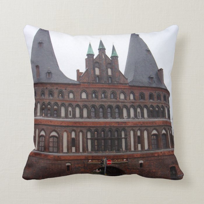 Holsten Gate    Lubeck Germany Pillows