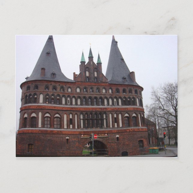 Holsten Gate -  Lubeck Germany Postcard (Front)