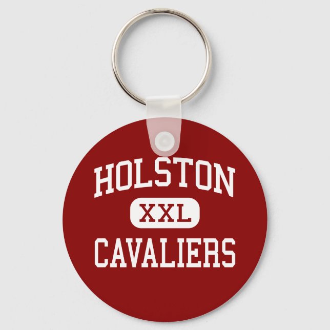 Holston - Cavaliers - High - Damascus Virginia Keychain (Front)