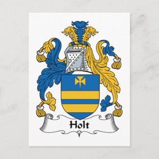 Holt Family Crest Postcard