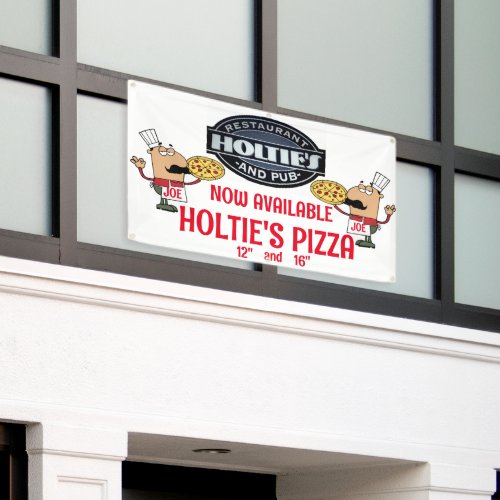 HOLTIES PIZZA BANNER