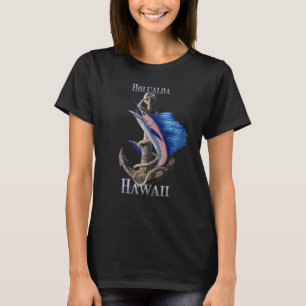 Holualoa Hawaii Swordfish Marlin Ocean Fishing T-Shirt