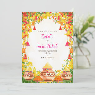 Holud invites as Haldi invitations & Haldi invites