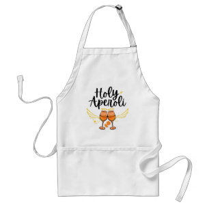 Holy Aperoli Witty Trendy Aperol Spritz Statement Adult Apron