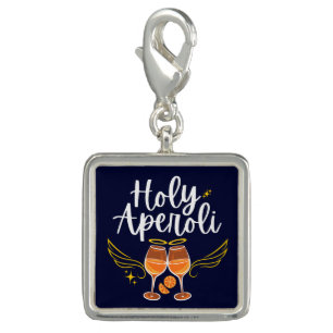 Holy Aperoli Witty Trendy Aperol Spritz Statement Charm