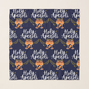 Holy Aperoli Witty Trendy Aperol Spritz Statement Scarf